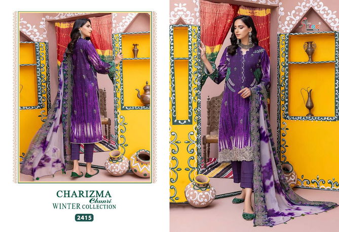 Shree Charizma Chunri Fancy Festive Wear Winter Pakistani Salwar Kameez Collection 